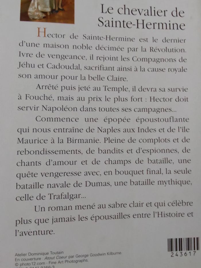 Alexandre Dumas - Le chevalier de Sainte-Hermine - photo numéro 3