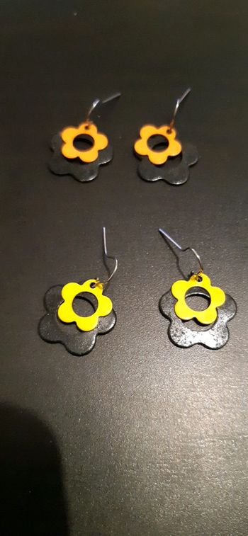 Boucles d'oreilles fleurs