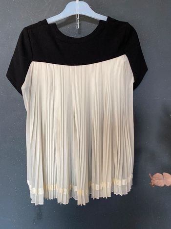 Blouse chic dos plissé 34/36 voir mensurations