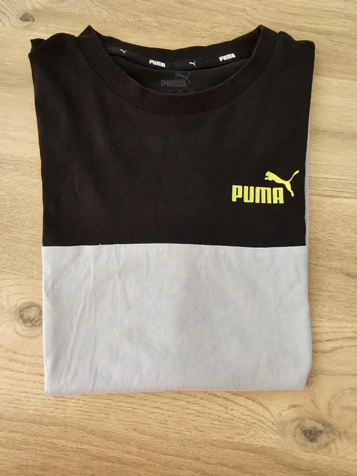 Tee shirt manche courte garçon 13/14 ans puma - photo numéro 2
