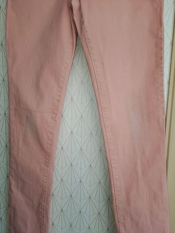 Lot de 2 pantalons fille la redoute 14 ans légers fonds de tâches à peine visible - photo numéro 11