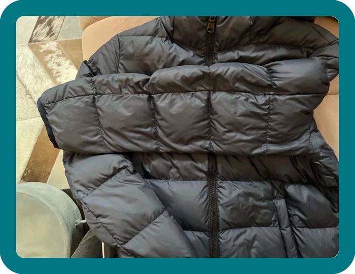 Doudoune longue bleue remplissage duvet 10 ans - Colmar - photo numéro 8
