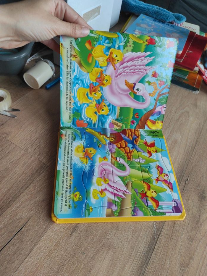 Livre puzzle le vilain petit canard - photo numéro 7
