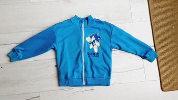 Vêtement garçon gilet bleu Sonic H&M  6 ans