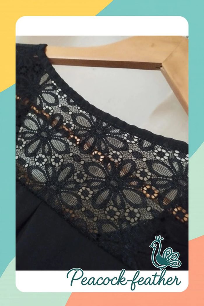 Blouse débardeur noir 40/42 - photo numéro 6