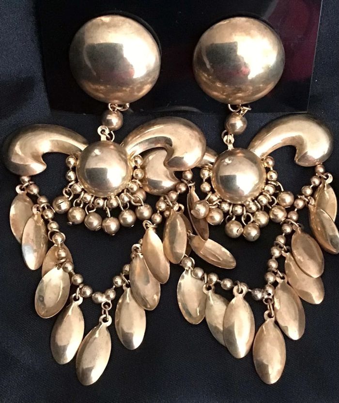 Magnifiques clips vintage couture - photo numéro 5