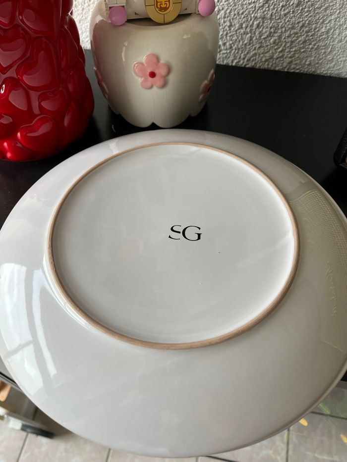 Lot deux assiettes motif mandala - photo numéro 2