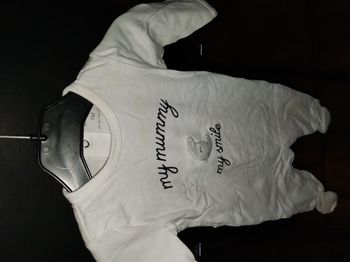 Pyjama blanc 1 pièce - Kiabi