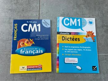 Lot 2 livres dictes CM1