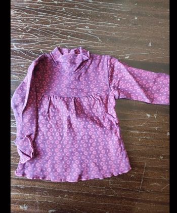 T-shirt manche longue à col roulé