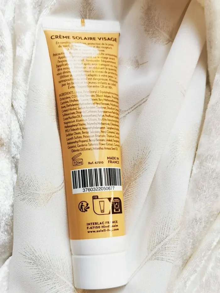 Crème protectrice visage SPF30 - photo numéro 3