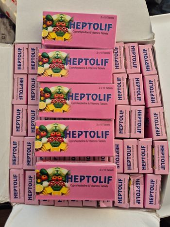 Heptolif tablets - lot de 5 boîtes neuves