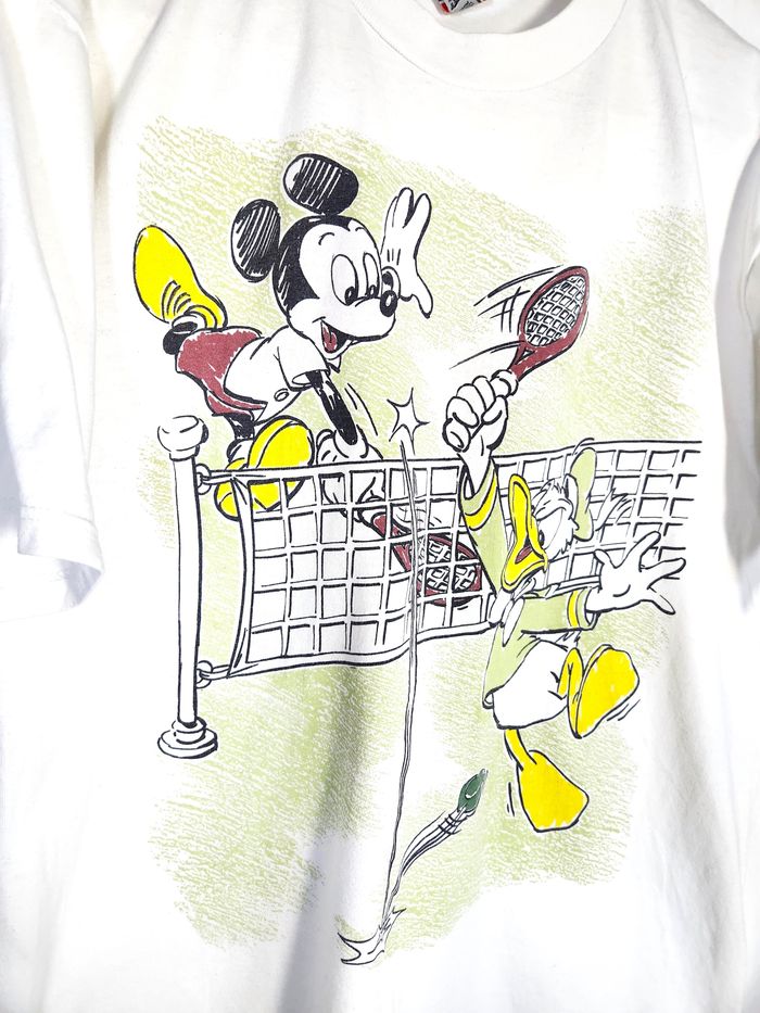 T-shirt Vintage Disney Mickey et Donald - Made in USA - Taille L - photo numéro 2