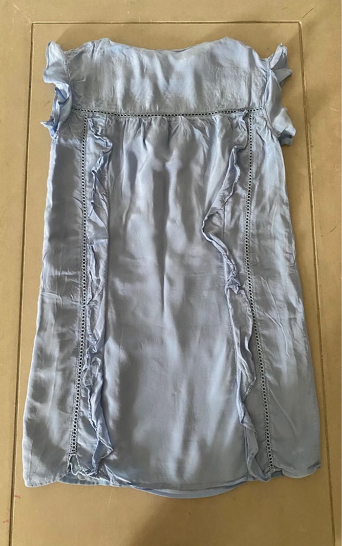 Robe Claudie Pierlot bleue taille 36 - photo numéro 15