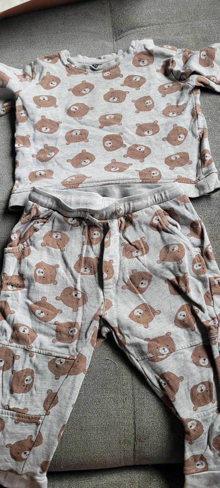 Ensemble ourson garçon