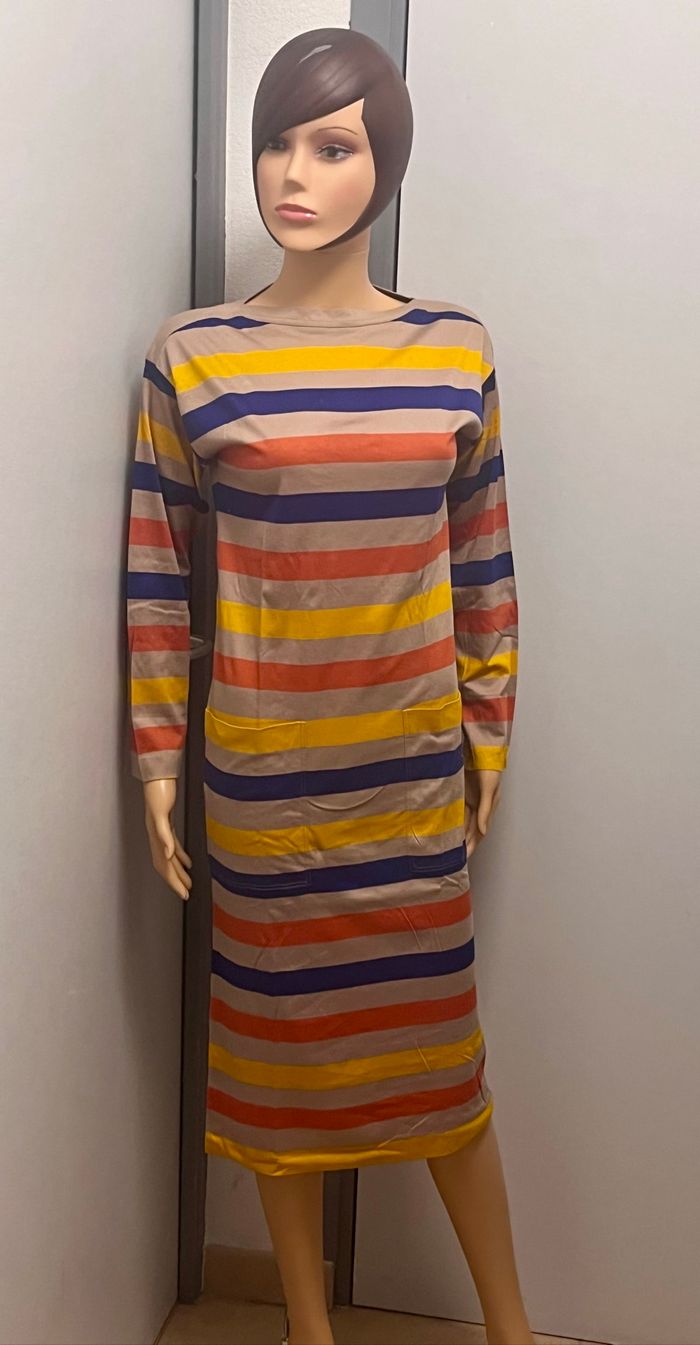 Robe longues à rayures