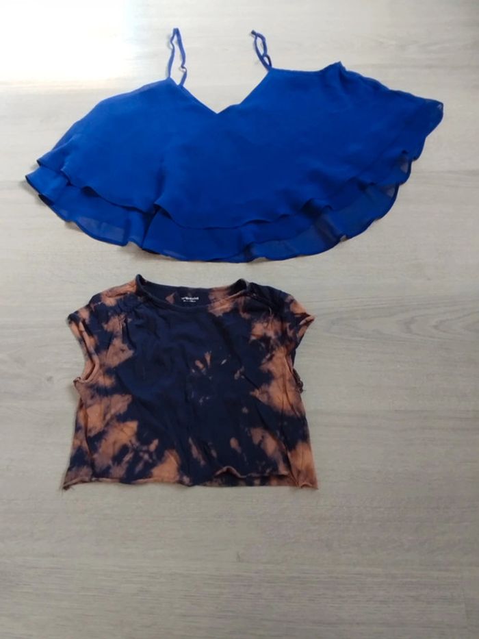 Lot haut croc top fille 10ans