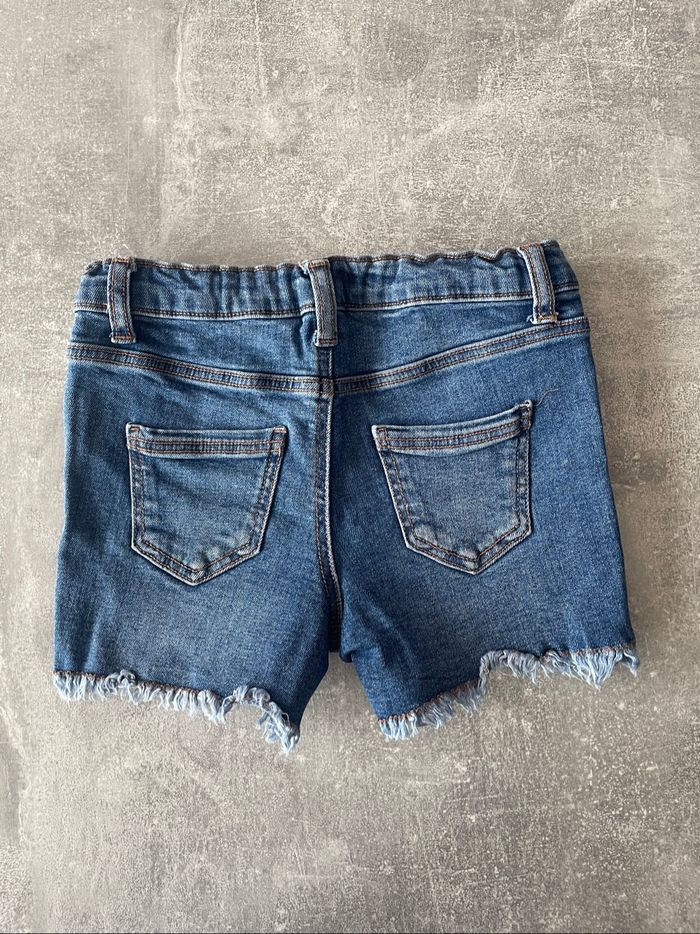 Short en jean bleu foncée fille 4/5 ans primark - Denim co - photo numéro 4