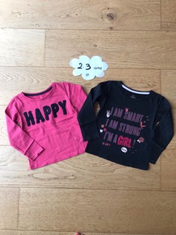 Lot de 2 tee-shirts tex 2-3 ans