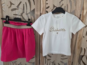 Jupe gaze de coton 10 ans