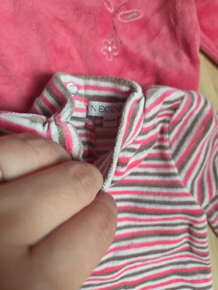 Pull polaire 3mois fille in extenso - photo numéro 2