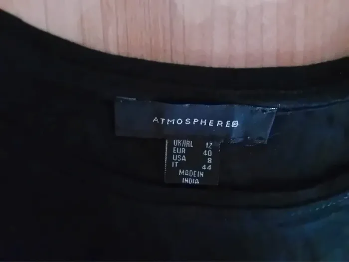 Tunique t-shirt dentelle noire atmosphere 40 - photo numéro 3