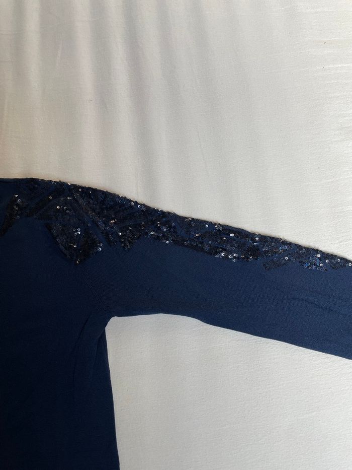 Pull femme  ETAM  XS marine - photo numéro 4