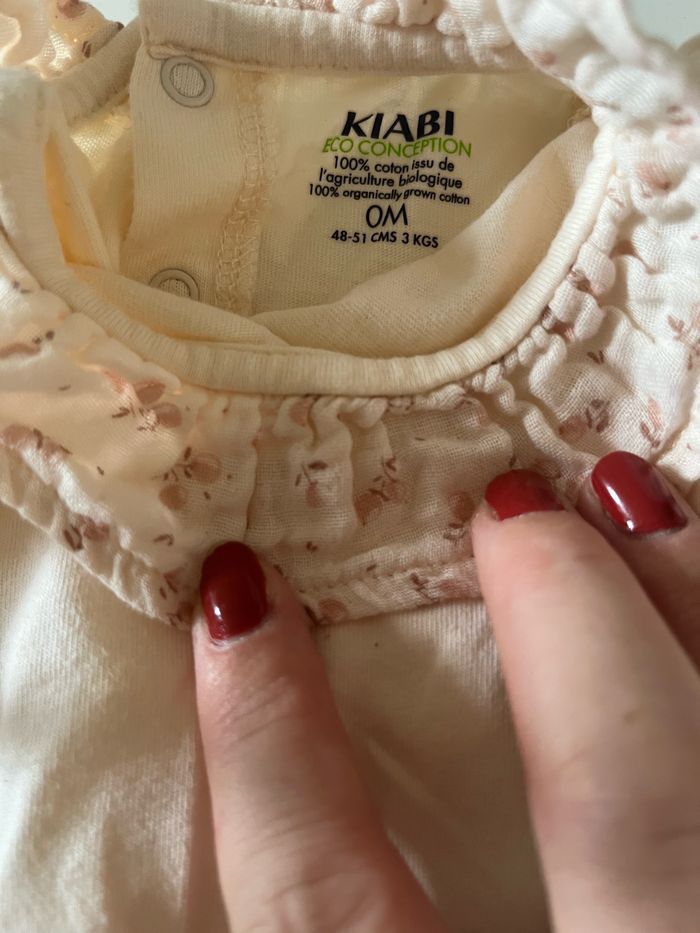 T-shirt col Claudine 0 mois - photo numéro 3