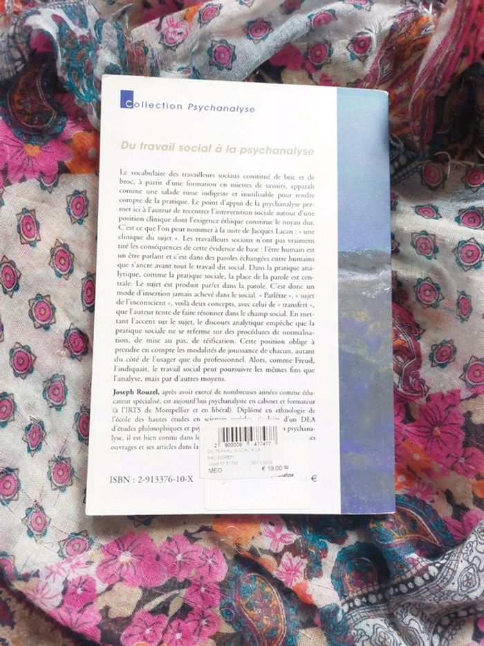 Livre Du travail social à la psychanalyse de Joseph Rouzel - photo numéro 2