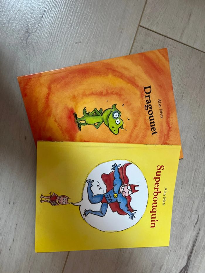 Alan Mets - lot de 2 livres superbouquin et dragounet