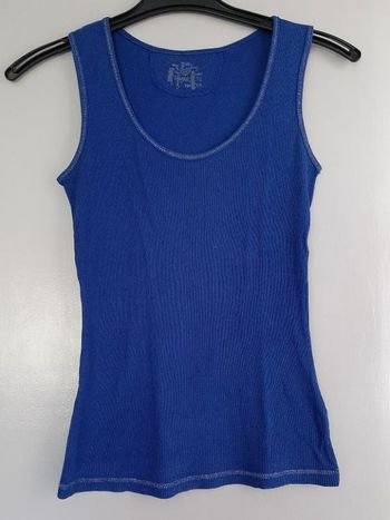 Débardeur bleu T S