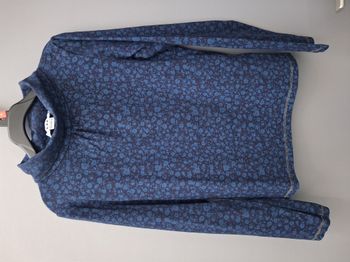 T-shirt col roulé bleu-10ans