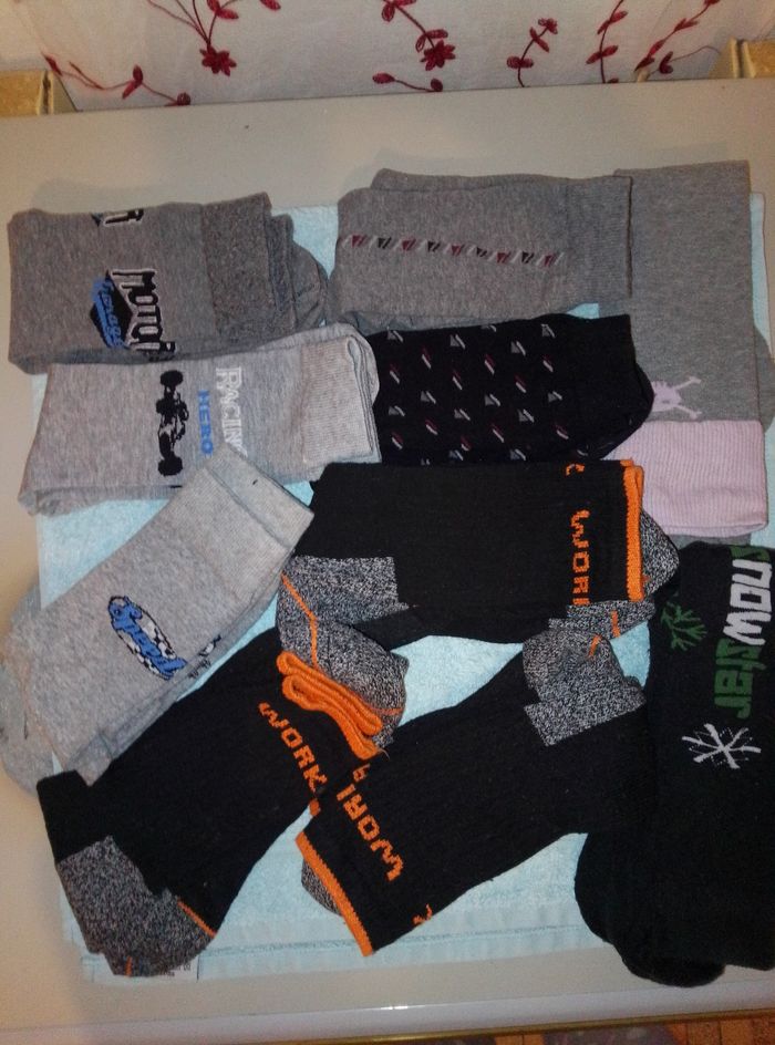 Lot chaussettes homme