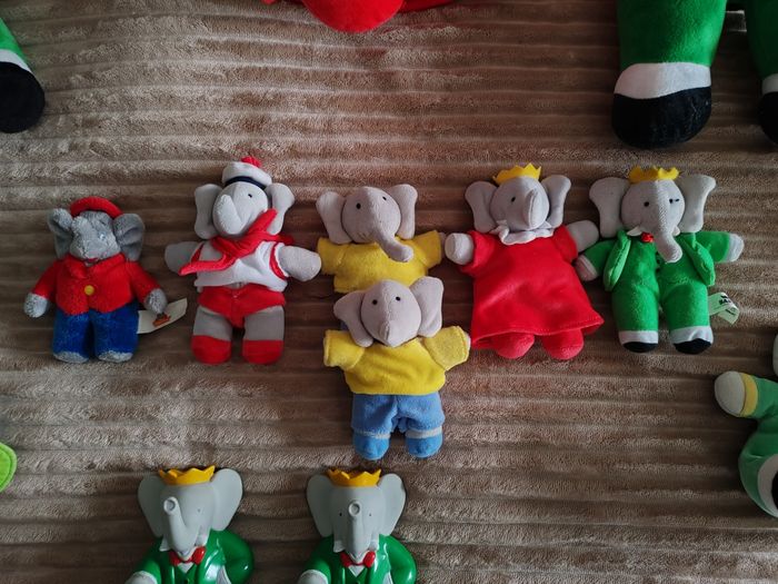 Lot peluche Babar - photo numéro 3