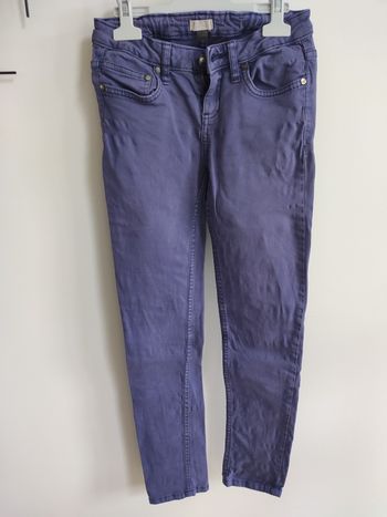 Pantalon violet/bleu