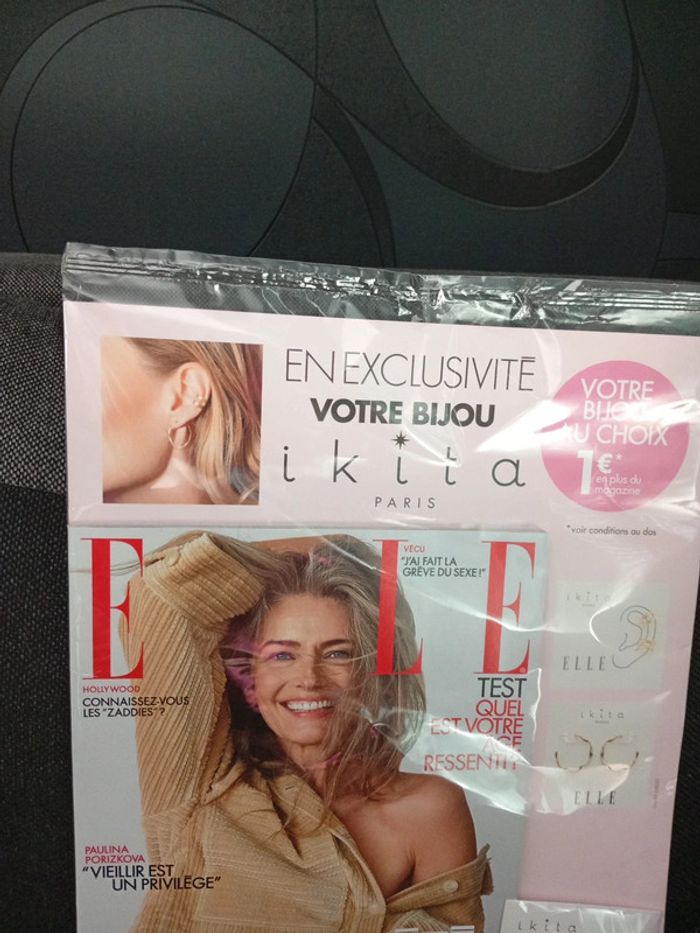 Magazine Elle avec bijou Ikita - photo numéro 5