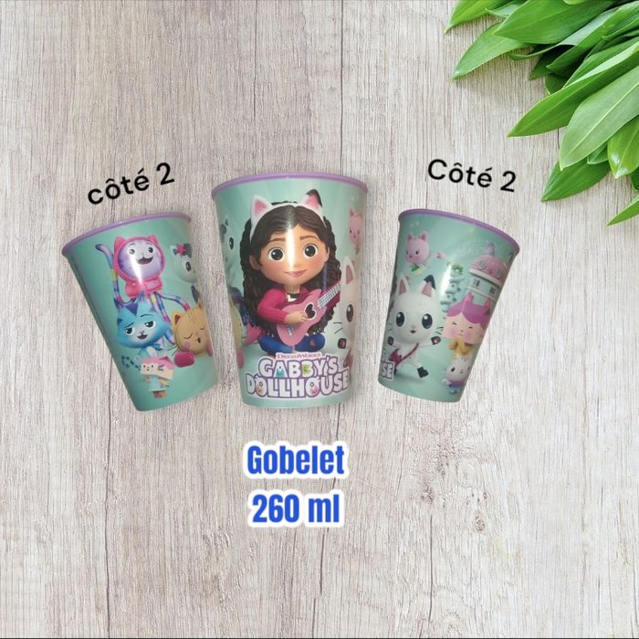 Gobelet verre en plastique Gabby's dollhouse