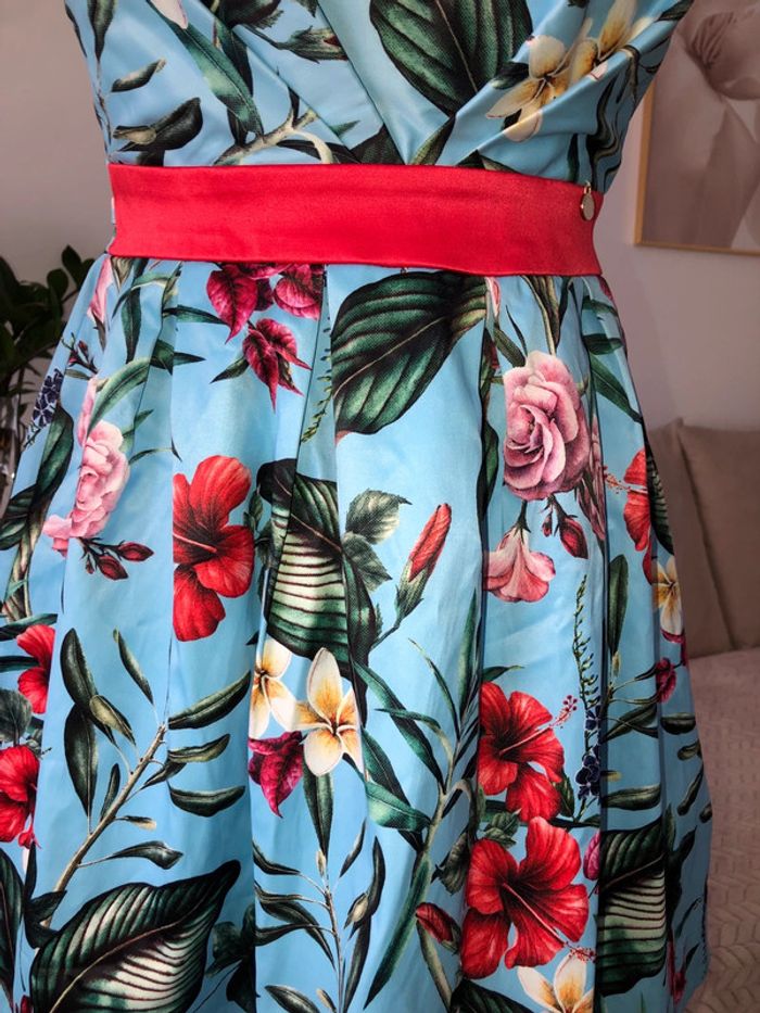 🌼Robe de cocktail imprimée Rinascimento🌼 - photo numéro 5