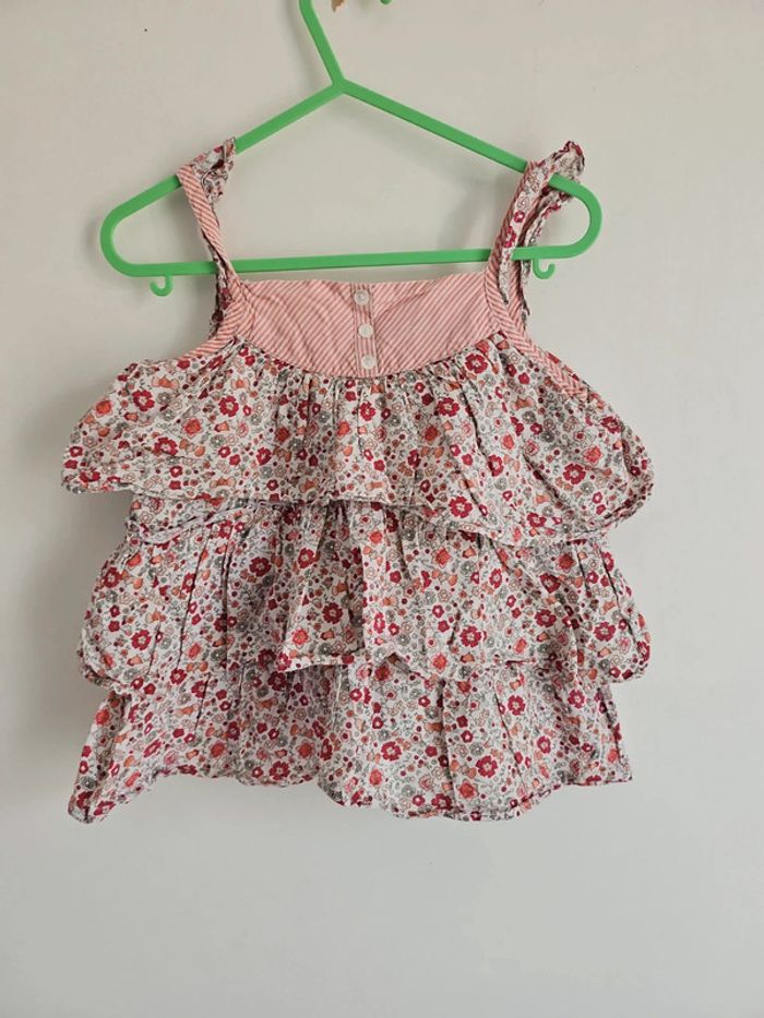 Débardeur fleuri fille 4 ans - photo numéro 2