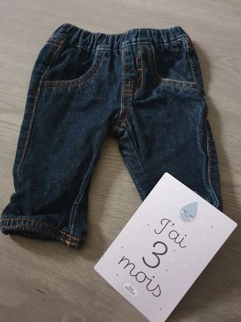 Pantalon jeans 3mois
