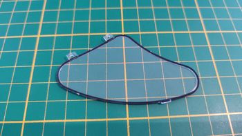 Vitre de custode AR droite 85-1 numéro 85 n°85 pièce détachée Citroën 2CV 2 CV Charleston 1/8 1:8 1/