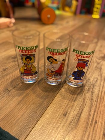 Lot 3 grands verres FREEZOR Cusenier