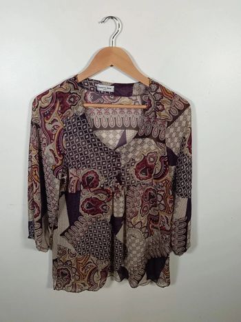 C8 blouse imprimée Renatto Bene T2