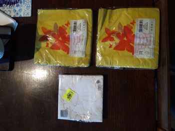 Lot serviettes jetables