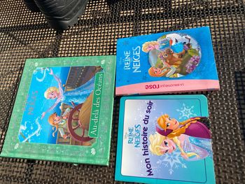 Lot de 3 livres la reine des neiges
