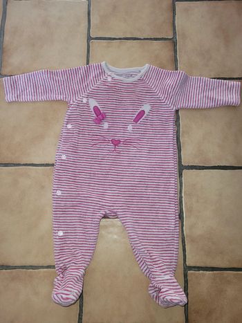 Pyjama 1 pièce ouverture devant 3 mois sergent major