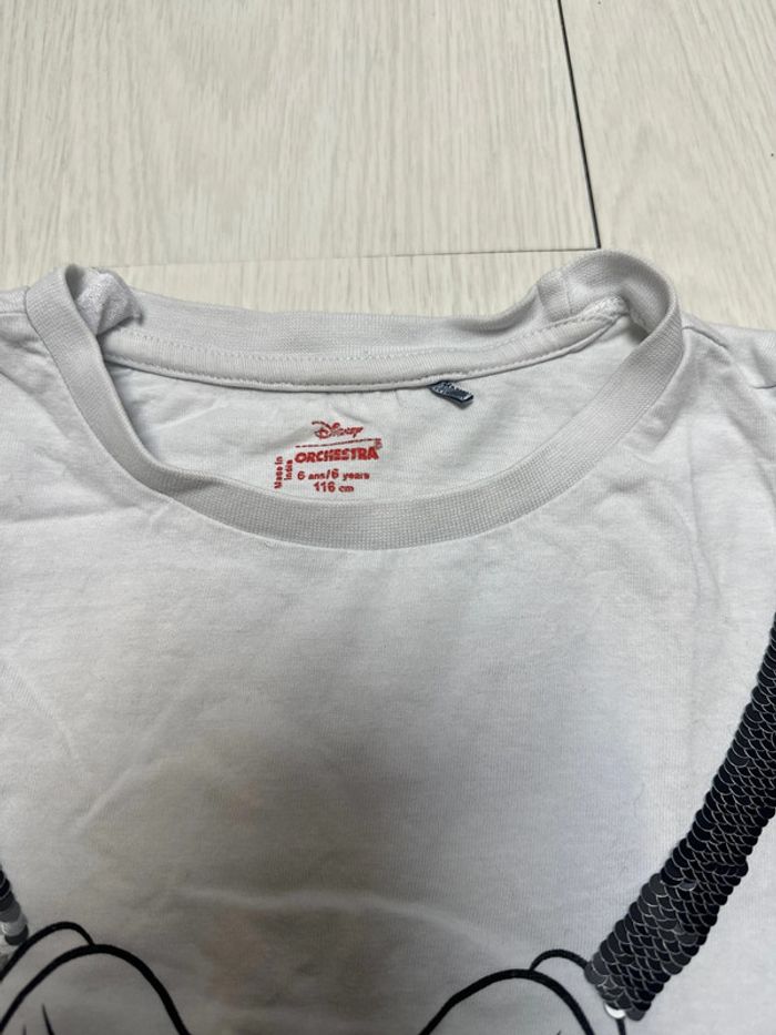 T-shirt blanc, Disney orchestra 6 ans - photo numéro 2