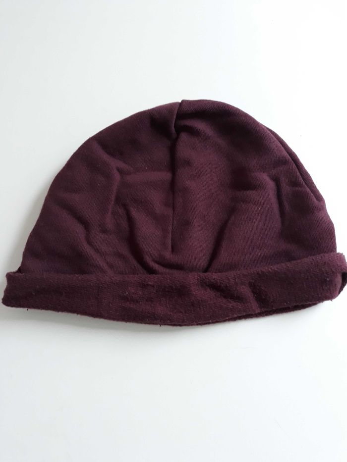 Bonnet Bordeaux Petit Bateau 2- 4 ans