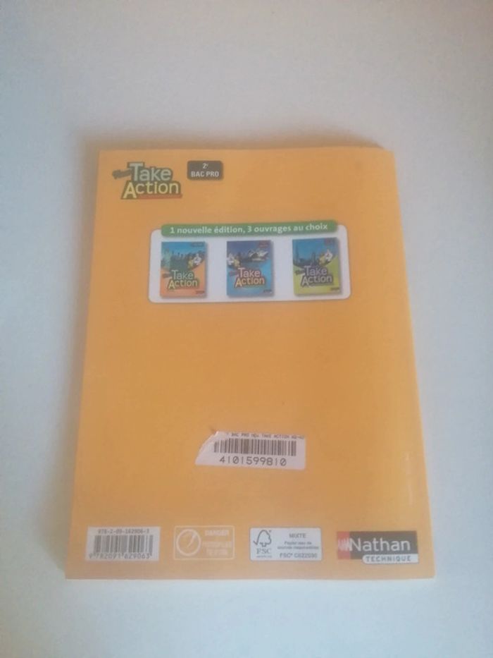 🌸New take action - 2e Bac pro de Nathan Technique Neuf 🌸 - photo numéro 2