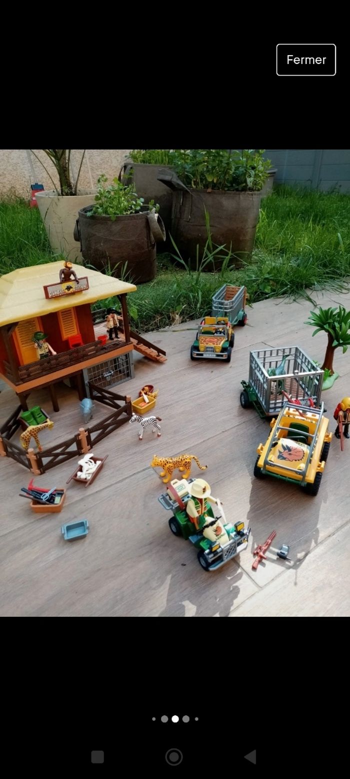 Playmobil Centre de soins pour animaux plus tous les véhicules - photo numéro 2